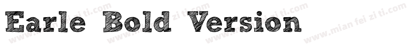 Earle Bold Version字体转换